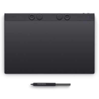 WACOM Intuos Pro Large (2025) Grafiktablett mit Multi-Touch und verstellbarem Ständer
