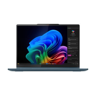 16. Lenovo Yoga 7 2-in-1 14AKP10 Ryzen AI 5 340 14,0" WUXGA Touch OLED 400 Nits glänzend 60 Hz 16 GB LPDDR5-6400 SSD512 Radeon 840M Grafikkarte 5,0 MP Kamera 70 Wh Windows 11 Tidal Teal
