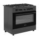 2. Ravanson KWGE-K90A Cheff Modern Black Gas-Elektroherd
