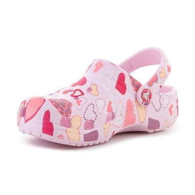 3. CROCS CLASSIC VDAY CLOG KINDER ROSA MILK/HERZEN 209754-7CI