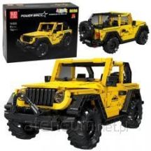 Konstruktionsbausteine Gelber Geländewagen Wrangler, 746 Teile