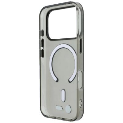 7. BMW M IML MagSafe Hülle mit mattiertem Metalllogo und Zierleisten für iPhone 18 Pro / 17 Pro – Schwarz