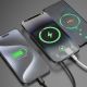 5. Dudao K14S+ 10000mAh 22,5W Magnetische Powerbank USB-A + USB-C kompatibel mit MagSafe und Ständer - Schwarz
