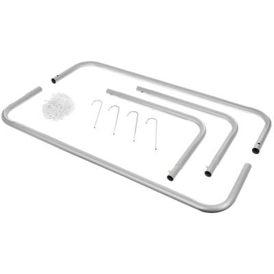 8. Set aus 2 Fußballtoren mit Netz 78x56x45cm