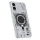 7. Spigen Ultra Hybrid Mag Case mit MagSafe für Samsung Galaxy S25 Edge mit Print - Transparent