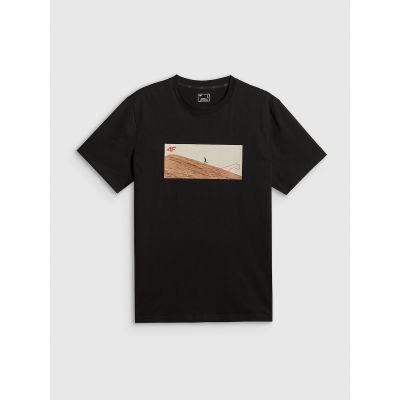 5. Herren-T-Shirt mit Aufdruck, regulär, Größe 4F 4FRSS26TTSHM4236-20S