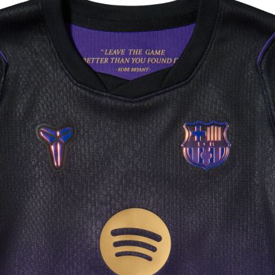 9. Nike FC Barcelona Stadion Auswärtstrikot 2026/27 Kinder-Fußballtrikot Lila-Schwarz II1649 505