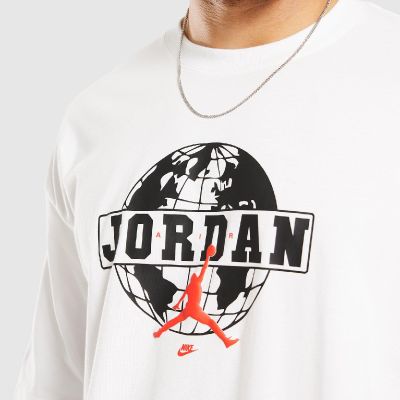 3. Herren-T-Shirt Air Jordan Oversized Graphic Tee Weiß – IQ0829-100