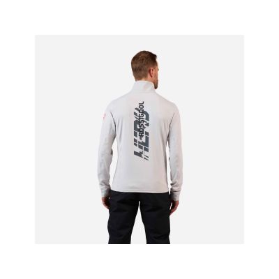 3. ROSSIGNOL Herren Hero Mid Layer Stretch-Sweatshirt, Grau