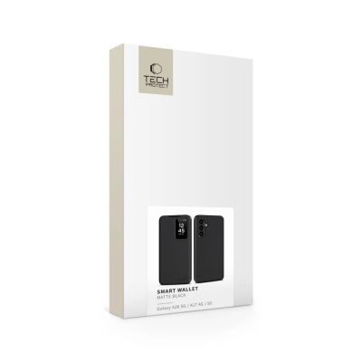 5. Tech-Protect Smart Wallet Case für Samsung Galaxy A26 5G / A17 4G / 5G - Mattschwarz