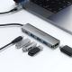 7. Acefast J16 USB-Hub USB-C 5-in-1 HDMI 4K 60Hz PD90W Dockingstation – Grau