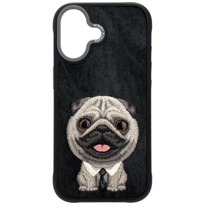 3. Nimmy Big Eyed Pet 2.0 Hunde-Hülle für iPhone 17 - Schwarz