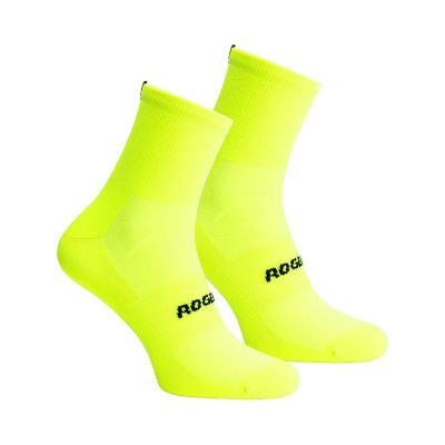 Rogelli Socken ESSENTIAL 2er-Pack Fluor 40-43