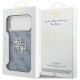 8. Guess 4G Big 4G Classic Logo Hülle für iPhone 18 Pro Max / 17 Pro Max – Blau und Gold