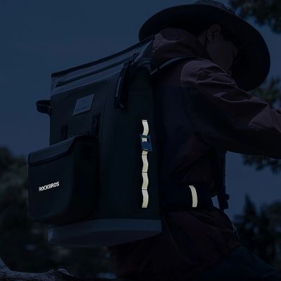 10. Rockbros Thermo-Rucksack mit Isolierung 18l Ergonomisch - Grün