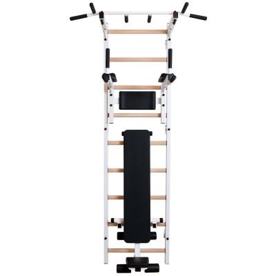 4. Turnleiter mit Handlauf und Übungsbank BENCHK 723W