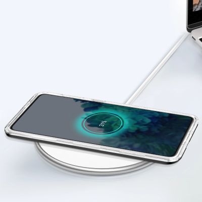 6. Klare 3in1 Hülle für Samsung Galaxy S23+ Silikonhülle mit Rahmen schwarz