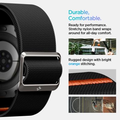 13. Spigen Fit Lite Armband für Galaxy Watch Ultra 47 mm – Schwarz
