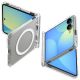 Spigen Ultra Hybrid Pro MagSafe Hülle für Samsung Galaxy Z Flip 8 – Transparent und Weiß