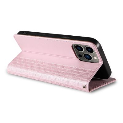 11. Magnetband-Hülle für Samsung Galaxy S23+ Flip Wallet Mini Lanyard Stand Pink