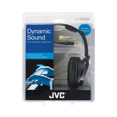5. JVC HAR-X500E Kopfhörer (On-Ear, schwarz)