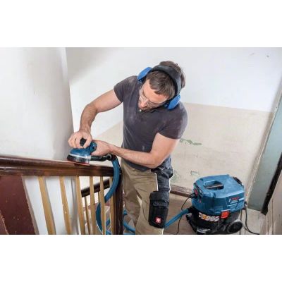 2. Bosch GET 55-125 Profi-Exzenterschleifer, 7800 U/min, 15600 OPM, Schwarz, Blau, 550 W