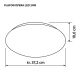3. Moderne LED-Deckenleuchte Activejet OPERA 24 W