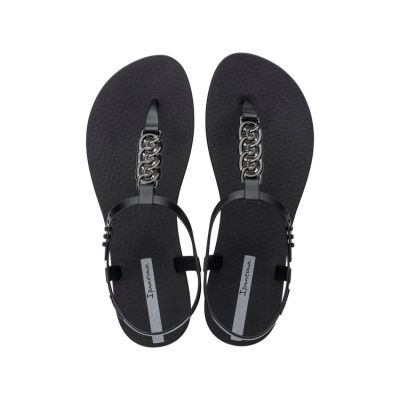 Ipanema Sandal Class Damen Flip-Flop Sandalen, modisch schwarz, bequem