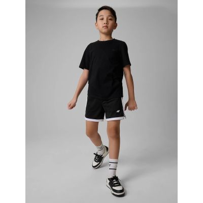 6. Glattes Jungen-T-Shirt mit Regular Fit 4F 4FJRMM00TTSHM3596-20S