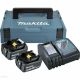 MAKITA POWER SET 18V 2x5.0Ah (BL1850Bx2+DC18RC) MAKPAC
