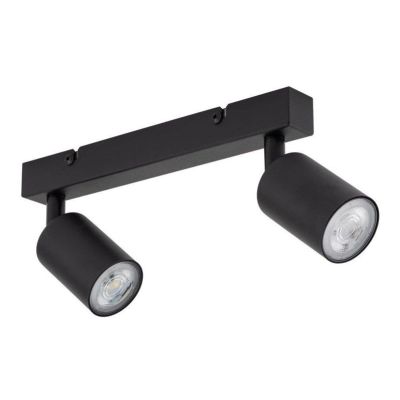 Lampen-Spotlight Top GU10 2x10W BK
