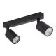 Lampen-Spotlight Top GU10 2x10W BK