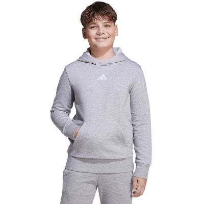 12. adidas Essentials Hoodie für Kinder, grau, JV9995