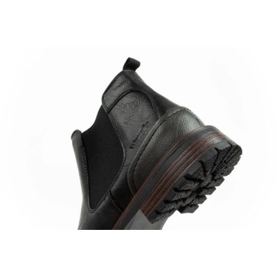 7. Wrangler Randy Herren Schuhe Chelsea Boots elegant modisch Slip-On Schwarz