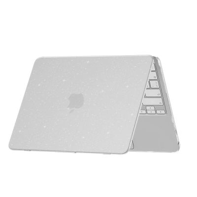 4. Tech-Protect SmartShell Hülle für MacBook Neo 13" 2026 - Transparent-Glitzer