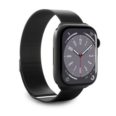 Puro Milanese Edelstahlarmband für Apple Watch 38 / 40 / 41 mm - Schwarz