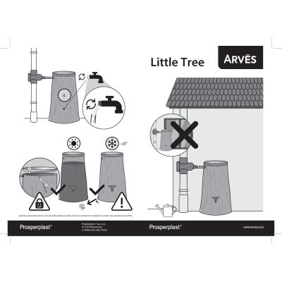 6. LITTLE TREE REGENWASSERTANK 250L UMBRA