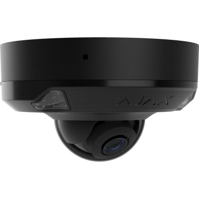 Ajax HL Kamera – Dome (Glas) DomeCam Mini (5 MP/2,8 mm) (8EU) – Schwarz