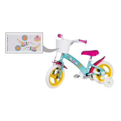 7. Kinderfahrrad 12" Peppa Pig grün 1198