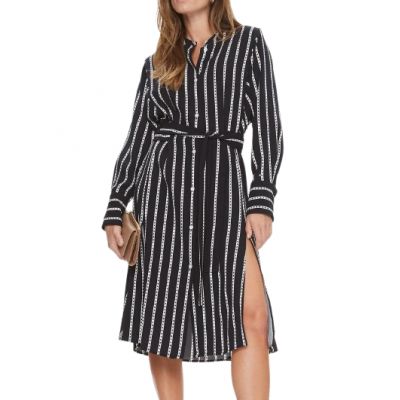 2. Tommy Hilfiger Argyle-Streifenkleid W WW0WW40365