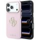 Guess Smooth & Big Strass Logo Hülle für iPhone 18 Pro / 17 Pro - Pink