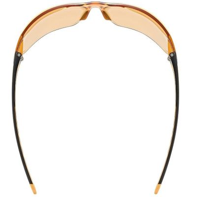4. UVEX Equate Radbrille, Rauch/Orange
