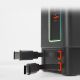 5. SBS Power Dock 6-in-1 mit MagSafe, Ständer und USB-C-Kabeln 65 W – Schwarz