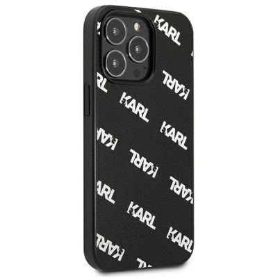 4. Karl Lagerfeld Allover Case für iPhone 13 Pro / iPhone 13 - Schwarz
