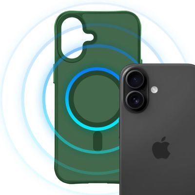 12. 3mk Smoke MagCase für iPhone 17 - Grün-Transparent