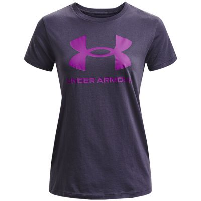 Under Armour Damen Live Sportstyle Graphic SSC T-Shirt Lila 1356305 558