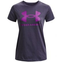 Under Armour Damen Live Sportstyle Graphic SSC T-Shirt Lila 1356305 558