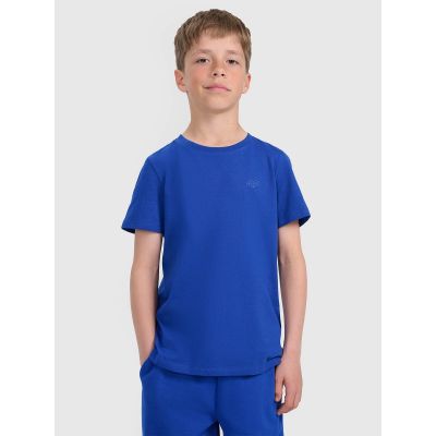Einfarbiges Jungen-T-Shirt, Größe 4F 4FJRAW25TTSHM3260-36S