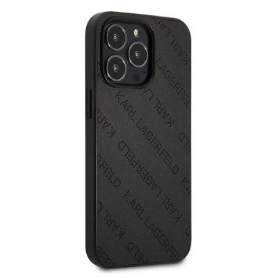 4. Karl Lagerfeld Perforated Allover Case für iPhone 13 Pro / 13 6.1" - Schwarz