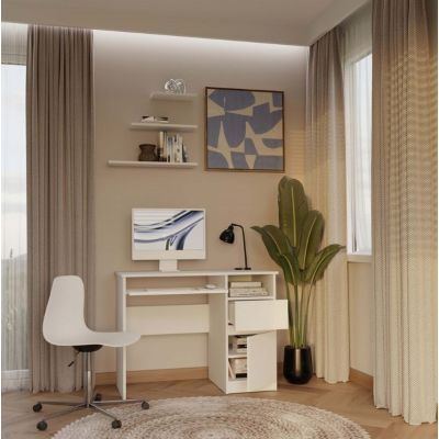 8. PORTO SCHREIBTISCH RECHTS WEISS